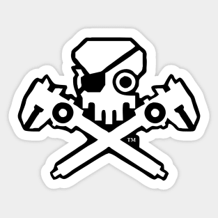 Robotpirate Logo Sticker